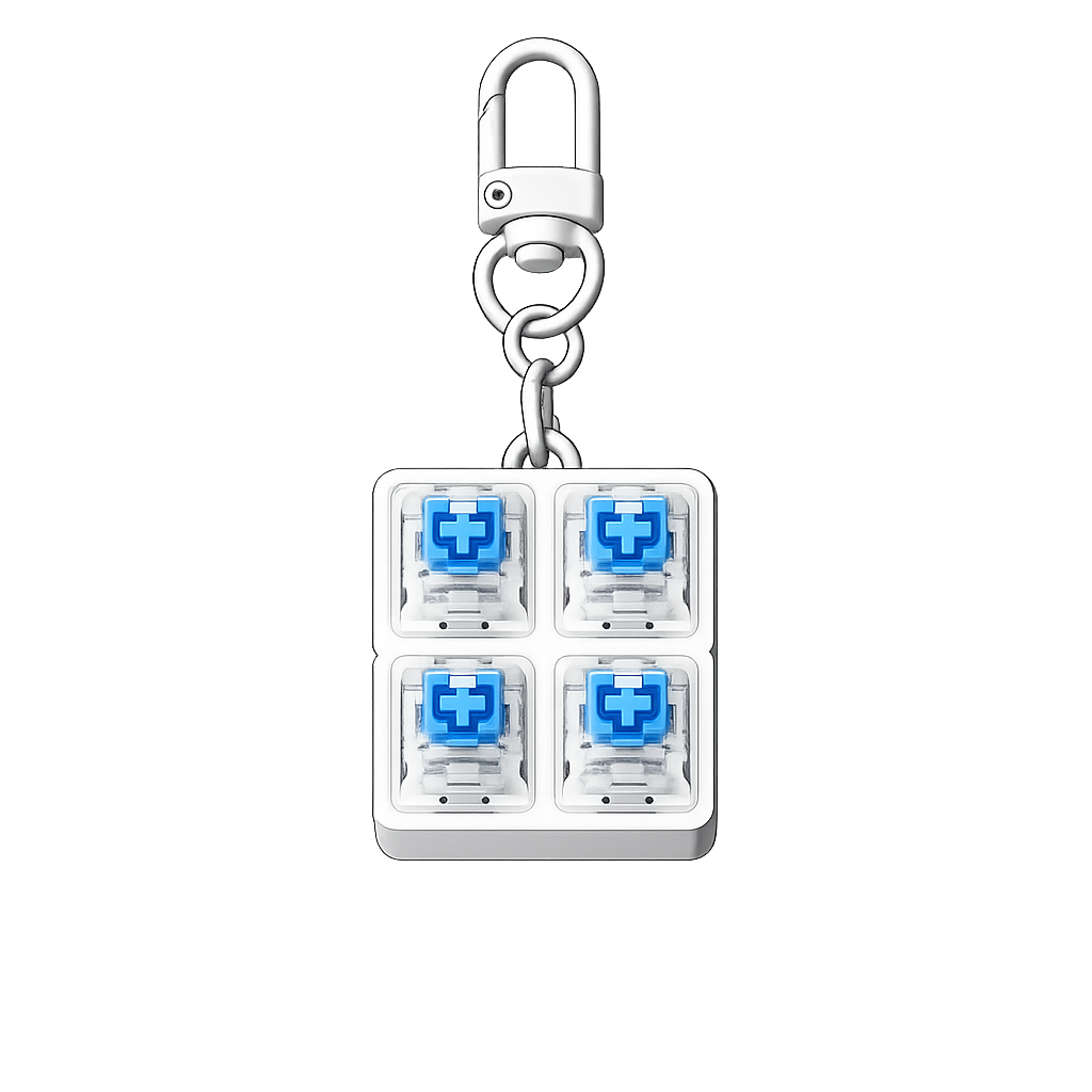 4-Keycap Keychain